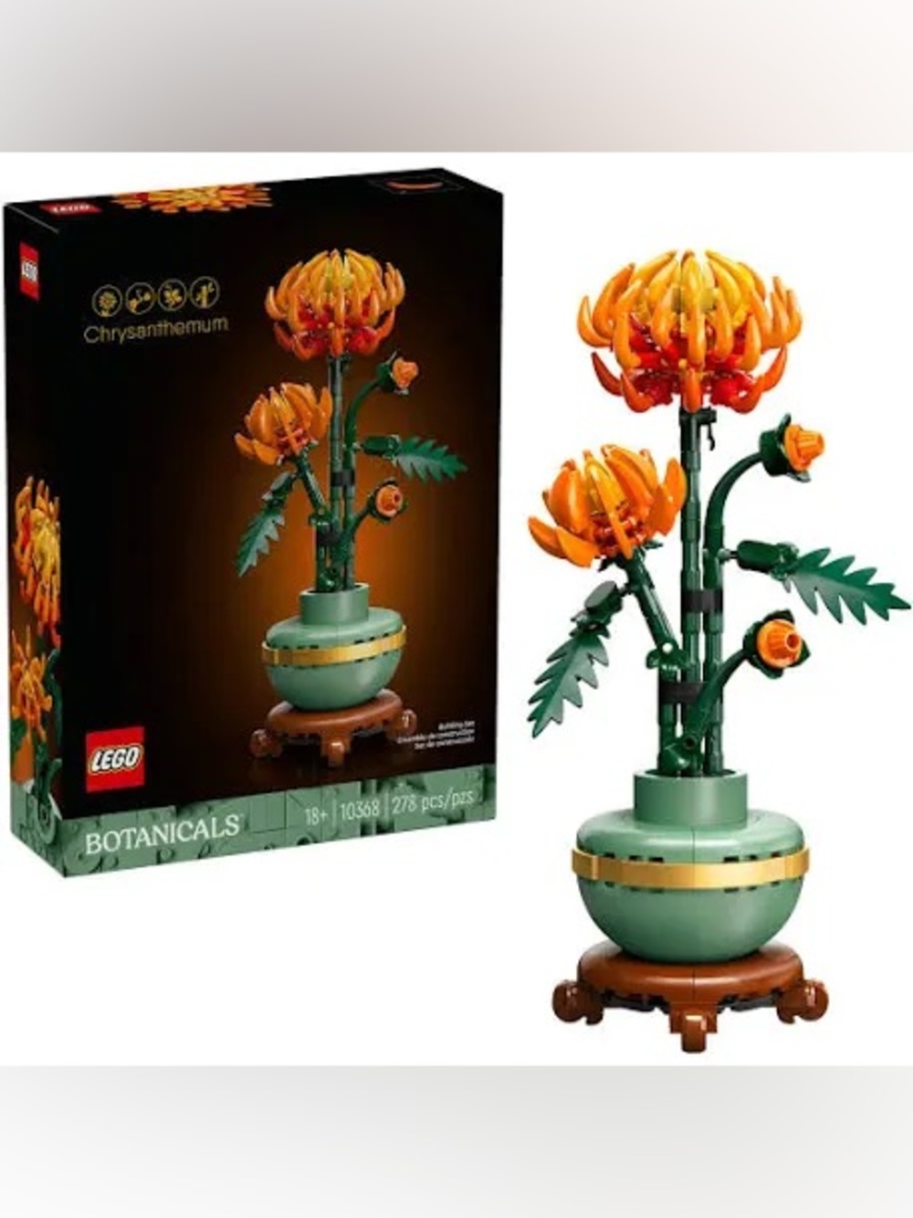 Lego Botanical Chrysanthemum - 278 Pieces